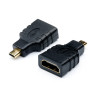 Переходник micro HDMI > HDMI (micro HDMI папа - HDMI мама) (16090)