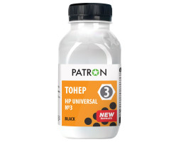 Тонер HP Универсальный №3 P1005/ P1505/ P2015/ P2035/ 2055/ P4015, 100 г, Patron (PN-HU3-100)