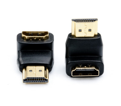 Переходник HDMI > HDMI (сгонка HDMI под 90°, HDMI мама -HDMI папа) (3804)