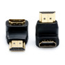 Переходник HDMI > HDMI (сгонка HDMI под 90°, HDMI мама -HDMI папа) (3804)