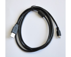 Кабель USB 2.0  - 1.8m AM/ Mini USB (5 pin), ATcom, с ферритом (3794)