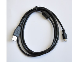 Кабель USB 2.0 - 1.8m AM/ Mini USB (5 pin), ATcom, с ферритом (3794) Кабель USB 2.0 - 1.8m AM/ Mini USB (5 pin), ATcom, с ферритом (3794)
