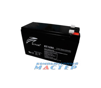 Аккумулятор ИБП 12B 8Ah Ritar Power RT1280 / 151*65*94мм Аккумулятор ИБП 12B 8Ah Ritar Power RT1280 / 151*65*94мм