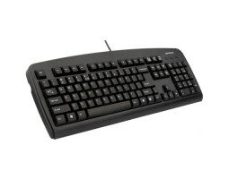 Клавиатура A4tech KB-720 USB Black, 107 key, w/ Ukr. keys, ergonomic
