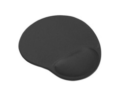 Коврик Gembird MP-GEL-BLACK гелевый с подушкой для руки