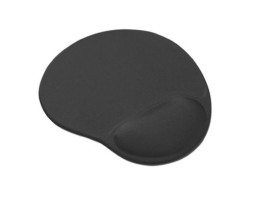 Коврик Gembird MP-GEL-BLACK гелевый с подушкой для руки