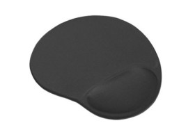 Коврик Gembird MP-GEL-BLACK гелевый с подушкой для руки