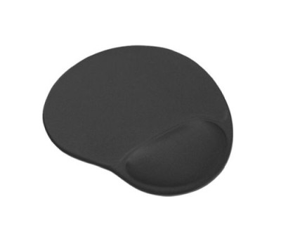 Коврик Gembird MP-GEL-BLACK гелевый с подушкой для руки Коврик Gembird MP-GEL-BLACK гелевый с подушкой для руки