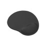 Коврик Gembird MP-GEL-BLACK гелевый с подушкой для руки
