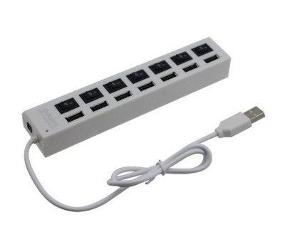 Концентратор USB ATcom TD1082, White, 7xUSB, LED подсветка, switches (10721) Концентратор USB ATcom TD1082, White, 7xUSB, LED подсветка, switches (10721)