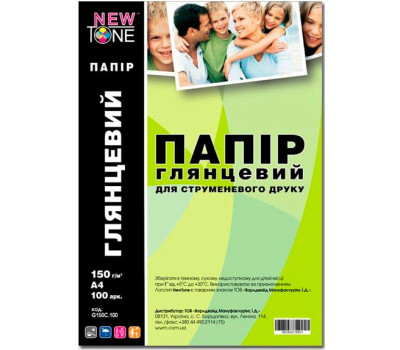 Фотобумага А4 150g/ m NewTone глянец, 100л (G150C.100)