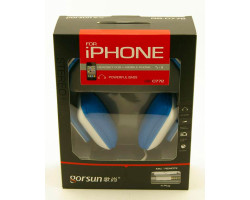 Наушники Gorsun GS-A772 white/ blue