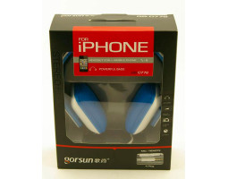 Наушники Gorsun GS-A772 white/ blue Наушники Gorsun GS-A772 white/ blue
