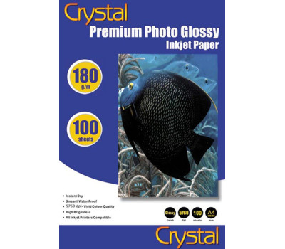 Фотобумага А4 180g/ m Crystal, 100шт (GL-A4-180-100)