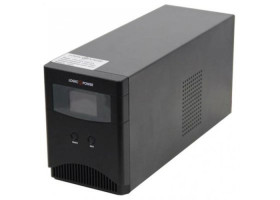 ИБП LogicPower LPM-525VA-P, 2 евророзетки, 5 ступ. AVR, 7.5Ач12В. черный.