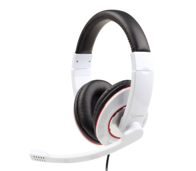 Наушники Gembird MHS-001-GW белые Наушники Gembird MHS-001-GW белые