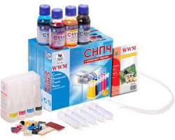 СНПЧ WWM Canon Pixma MP230/ 240/ 250/ 260/ 270/ 272/ 280/ 490/ 495, MX320/ 330/ 340/ 350/ 360, iP2700, 4x100 г 