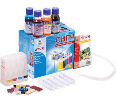 СНПЧ WWM Canon Pixma MP230/ 240/ 250/ 260/ 270/ 272/ 280/ 490/ 495, MX320/ 330/ 340/ 350/ 360, iP2700, 4x100 г 