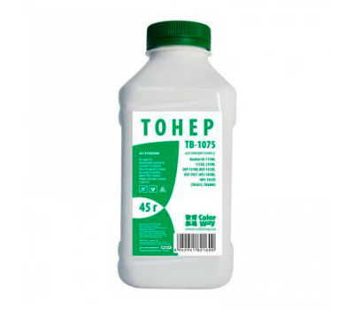 Тонер Brother HL-1112/ 2132, DCP-1521/ 7057, 45 г, ColorWay (TB-1075) Тонер Brother HL-1112/ 2132, DCP-1521/ 7057, 45 г, ColorWay (TB-1075)