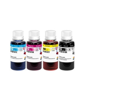 Комплект чернил ColorWay Epson L100/ L200, 4x100 мл (CW-EW101SET01)