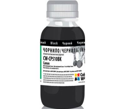 Чернила ColorWay Canon PG-37/ 40/ 50/ 440/ 510/ 512, PGI-5/ 520/ 425, CLI-8/ 521/ 426, Black Pigment, 200 мл
