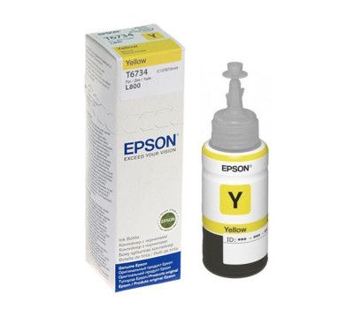 Чернила Epson L800, Yellow, 70 ml, OEM (C13T67344A) Чернила Epson L800, Yellow, 70 ml, OEM (C13T67344A)