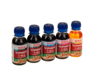 Комплект чернил WWM Canon C45/ BP, C45/ B, C45/ C, C45/ M, C45/ Y, 100 мл (C45SET-5) Комплект чернил WWM Canon C45/ BP, C45/ B, C45/ C, C45/ M, C45/ Y, 100 мл (C45SET-5)