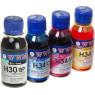 Комплект чернил WWM HP H30/ BP, H34/ C, H34/ M, H34/ Y, 100мл (H30/ 34SET-2)