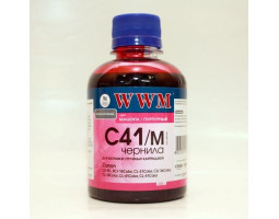 Чернила WWM Canon CL-31/ 38/ 41/ 51, CLI-8M/ 36, Magenta, 200 г (C41/ M)