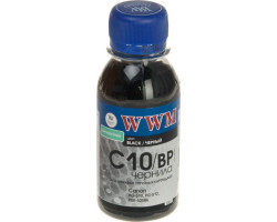 Чернила WWM Canon PG-510/ 512/ 440, PGI-425Bk/ 520Bk, Black Pigment, 100 г (C10/ BP)