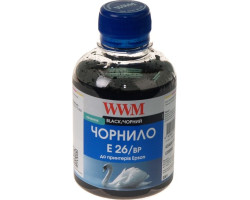 Чернила WWM Epson Expression Premium XP-600/ 605/ 700/ 800, Black Pigment, 200 г (E26/ BP)