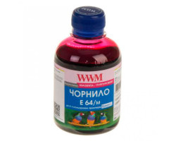 Чернила WWM Epson L100/ 110/ 200/ 210/ 300/ 350/ 355/ 550/ 555, Magenta, 200 г (E64/ M)