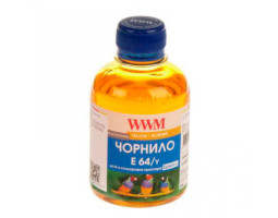 Чернила WWM Epson L100/ 110/ 200/ 210/ 300/ 350/ 355/ 550/ 555, Yellow, 200 г (E64/ Y)