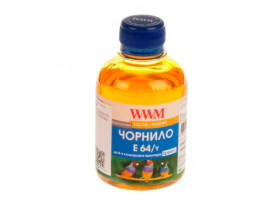 Чернила WWM Epson L100/ 110/ 200/ 210/ 300/ 350/ 355/ 550/ 555, Yellow, 200 г (E64/ Y)