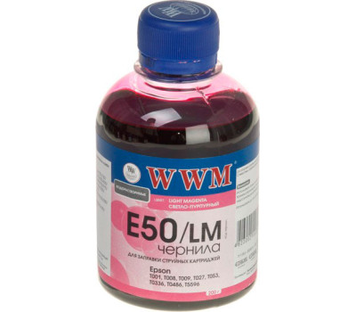Чернила WWM Epson Stylus Photo Universal, Light Magenta, 200 г (E50/ LM)