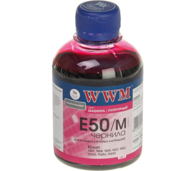 Чернила WWM Epson Stylus Photo Universal, Magenta, 200 г (E50/ M) Чернила WWM Epson Stylus Photo Universal, Magenta, 200 г (E50/ M)