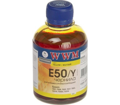 Чернила WWM Epson Stylus Photo Universal, Yellow, 200 г (E50/ Y)