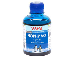 Чернила WWM Epson Stylus S22, SX125/ 130/ 230, T26/ 27, TX109/ 119, L100/ 200, Cyan, 200 г (E73/ C)