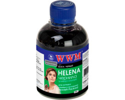 Чернила WWM HP Universal HELENA, 21/ 27/ 54/ 56/ 121/ 122/ 129/ 130/ 131/ 132/ 140/ 901, Black, 200 г (HU/ B)