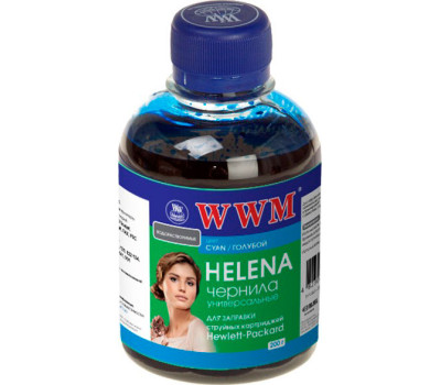 Чернила WWM HP Universal HELENA, 22/ 28/ 56/ 110/ 121/ 122/ 134/ 135/ 136/ 141/ 901, Cyan, 200 г (HU/ C) Чернила WWM HP Universal HELENA, 22/ 28/ 56/ 110/ 121/ 122/ 134/ 135/ 136/ 141/ 901, Cyan, 200 г (HU/ C)