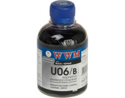 Чернила универсальные WWM Canon/ HP/ Lexmark/ Xerox, Black, 200 г (U06/ B) Чернила универсальные WWM Canon/ HP/ Lexmark/ Xerox, Black, 200 г (U06/ B)
