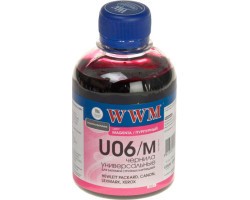 Чернила универсальные WWM Canon/ HP/ Lexmark/ Xerox, Magenta, 200 г (U06/ M)