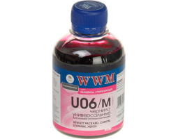Чернила универсальные WWM Canon/ HP/ Lexmark/ Xerox, Magenta, 200 г (U06/ M)