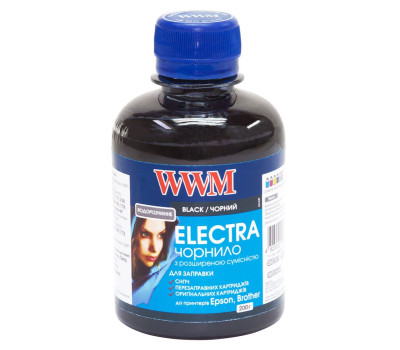 Чернила WWM Epson Universal ELECTRA, C/ CX, T/ TX, S/ SX, B/ BX, R/ RX, T/ TX, P/ PX, Black, 200 г (EU/ B) Чернила WWM Epson Universal ELECTRA, C/ CX, T/ TX, S/ SX, B/ BX, R/ RX, T/ TX, P/ PX, Black, 200 г (EU/ B)