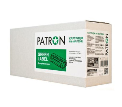 Картридж Canon 725, Black, LBP-6000/ 6020, MF3010, 1.6k, Patron Green (PN-85A/ 725GL)