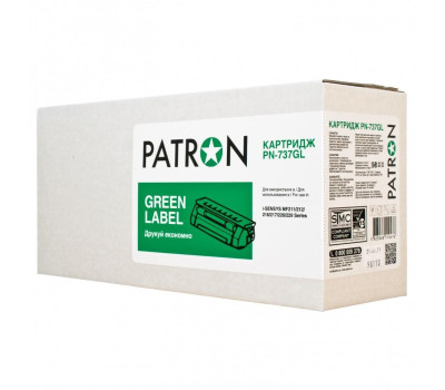 Картридж Canon 737, Black, MF211/ 212/ 216/ 217/ 226/ 229, 2.4k, Patron Green (PN-737GL)
