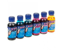 Комплект чернил WWM Epson Electra Black, Cyan, Magenta, Yellow, Light Cyan, Light Magenta, 100 мл (E