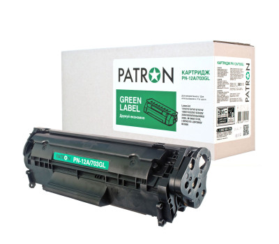 Картридж Canon 703, Black, LBP-2900/ 3000, 2k, Patron Green (PN-12A/ 703GL) Картридж Canon 703, Black, LBP-2900/ 3000, 2k, Patron Green (PN-12A/ 703GL)
