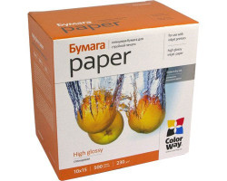 Фотобумага A6 (10*15) 230g/ m CW глянец (PG2305004R) 1лист