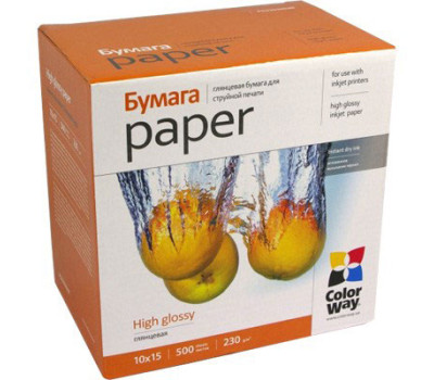 Фотобумага A6 (10*15) 230g/ m CW глянец (PG2305004R) 1лист